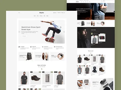 Fashion Shopify Theme - Boyka best shopify stores bootstrap shopify themes clean modern shopify template clothing store shopify theme ecommerce shopify shirt shop shopify drop shipping shopify store