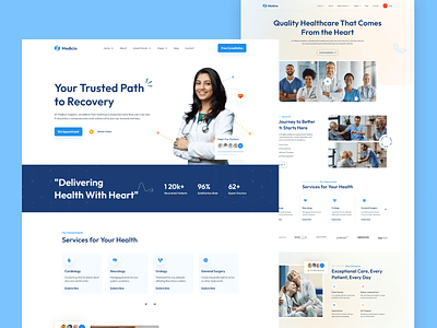 Medicio - Hospital Website Template appointments online clinic template cms healthcare industry healthcare templat hospital website template medical practitioner medical template
