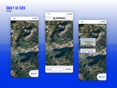 Daily UI 029: Map dailyui design figma mobile ui uidesign