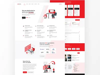 Website Landing Page Redesign