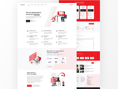 Website Landing Page Redesign