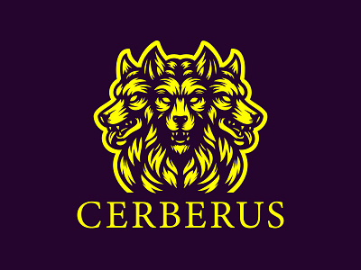Cerberus Logo animal animals art branding business cerberus community company corporation creative elegan graphic design head modern mythology nature ui ux vector wild