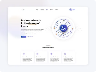 Landing Page - Saya Group landingpage ui uidesign uiux webdesign