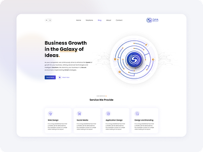 Landing Page - Saya Group landingpage ui uidesign uiux webdesign