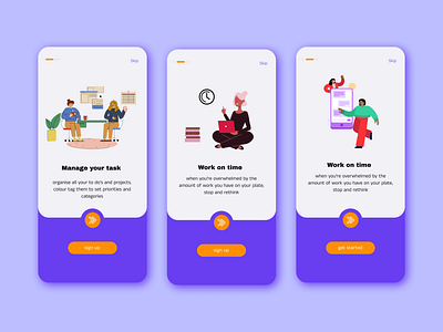 onboarding app design figma illustration onboarding ui