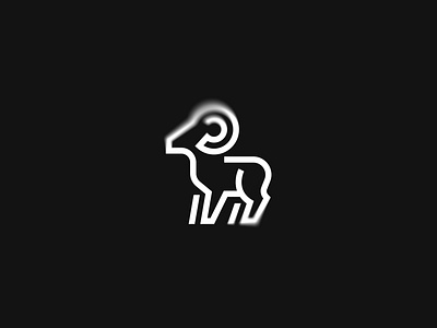 Ram animal brand branding design elegant farm graphic design illustration linear logo logo design logo designer logotype mark minimalism minimalistic modern ram sheep sign