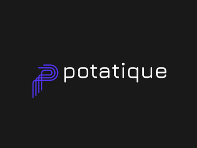 Potatique brand branding concept design graphic design identity logo logomark wordmark