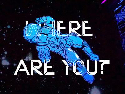 Lost? astro graphic design illustration lost space whereru