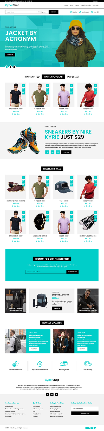 Fashion eCommerce Website Landing Page Design ecommerce landing page design ecommerce web design ecommerce website design ecommerce website landing page landing page design