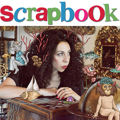 Carolina Zambrano's SCRAPBOOK creativity interview scrapbook