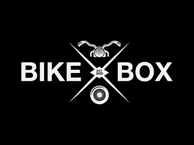 Bike Box logo design app branding design graphic design illustration typography