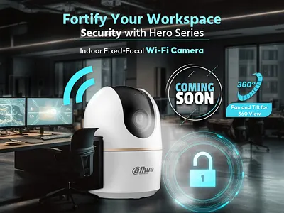 Wifi camera Social media Post branding camera post design graphic design illustration illustrator photoshop social media post vector wifi camera post