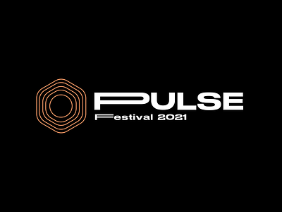 Pulse music festival logo branding design graphic design illustration logo typography ui vector
