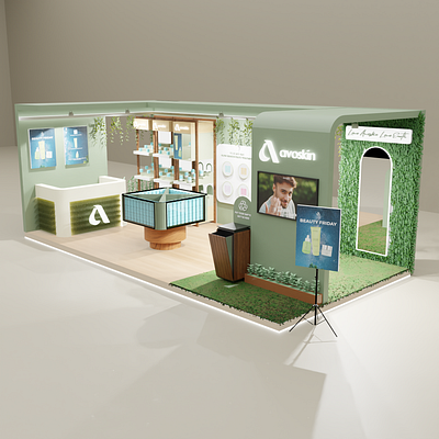 3D Design Exhibition Booth 3d branding graphic design motion graphics