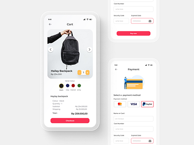 Credit Card Checkout ui