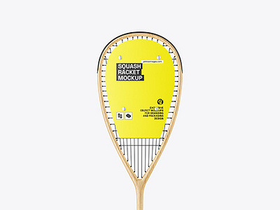 Download Squash Wooden Racket & Balls Mockup PSD by Akiko sakura on ...