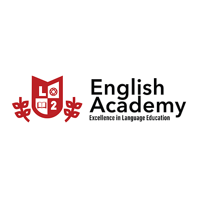 L2 English Academy logo design branding design graphic design illustration logo typography vector