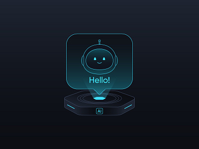 Smart Chatbot ai artificial assistant bot business chat chatbot conversation cute illustration integration intelligence network neural robot service smart talk technology virtual