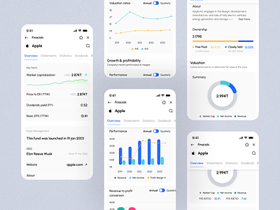 Quick Trading App - Financial Overview Page app design branding chart crypto design filllo finance finance app fintech forextrading ios market online trading saas trading trading app tradingplatform ui uiux web design