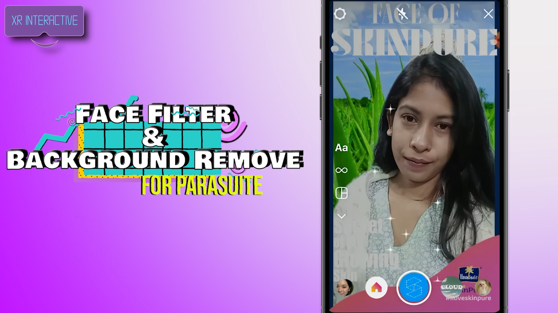 AR Face Filter & Background Remove App 3d app ar ar app ar filter ar game augmented reality background remove app branding face filter face mask facebook filter filter graphic design illustration instagram filter logo motion graphics photoshop tiktok filter