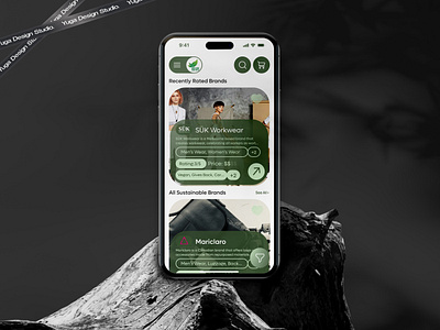 EcoLife: Redefining Sustainable Shopping App Design! app appdesign branding designstudio figma graphic design ios logo modern sustainability ui uiux user experience user interface