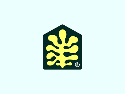 Abstract symbol exploration abstract branding brandmark coral design house identity logo mark minimal quirky symbol