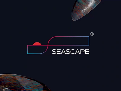 Seascape Logo Design availble for sale brand identity deligion for sale india kerala kochi log design logo logo designer from india logo for sale luxury logo mumbai ocean ocean logo sea sea logo. seascape shylesh