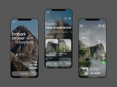 embark on new adventures app application bn digital bndigital design mobile ui