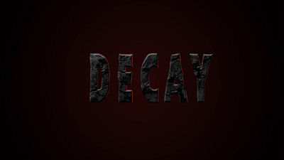 decay aftereffests animation branding graphic design motion graphics