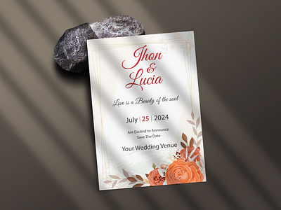 INVITATION | CARD DESIGN advertising anniversary anniversary card card engagement invitation invitation | card design polygraphy wedding wedding card