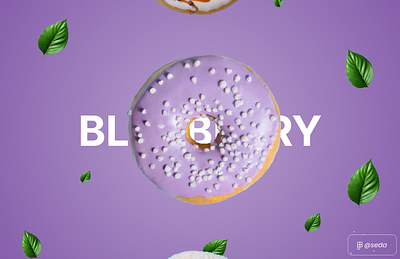 Sweet Slider: A Figma Template for Donut Delights! animation design figma minimal presentation prototype slider tutorial