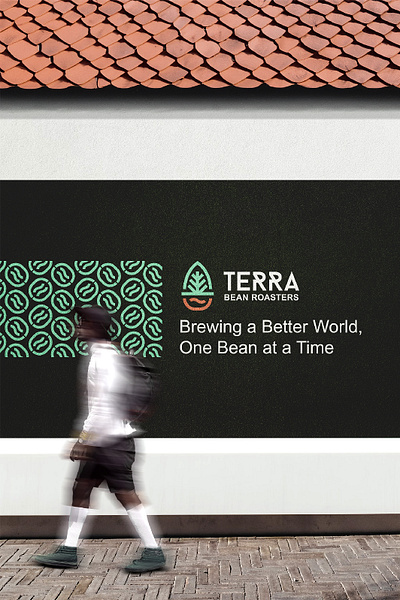 Terra Bean Roasters Branding branding case study coffee eco graphic design green logo minimal modern