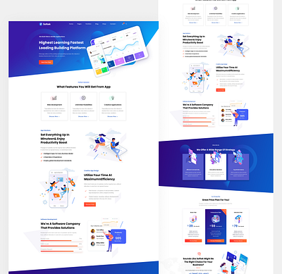 SAAS Business Website agency agency landing page design figma landing page saas saas business website saas landing page saas website ui ux user interface web web design webflow website website design website development websitedesign websites