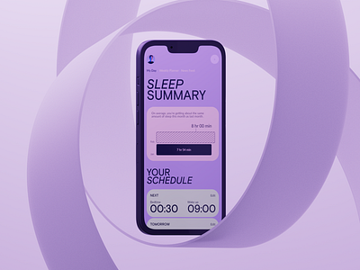 Apple Health - Sleep | Mobile App Concept 3d app design mobile mobileapp ui ux ux ui