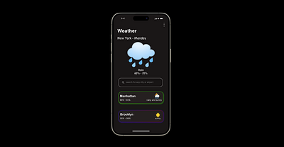 Weather Forecast design app forecast plugins typography ui ux weather weather forecast