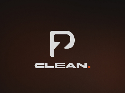 PZ Clean logo negative space