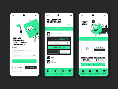 Mobile app design UX + illustrations app design figma game illustration mobile play ui ux