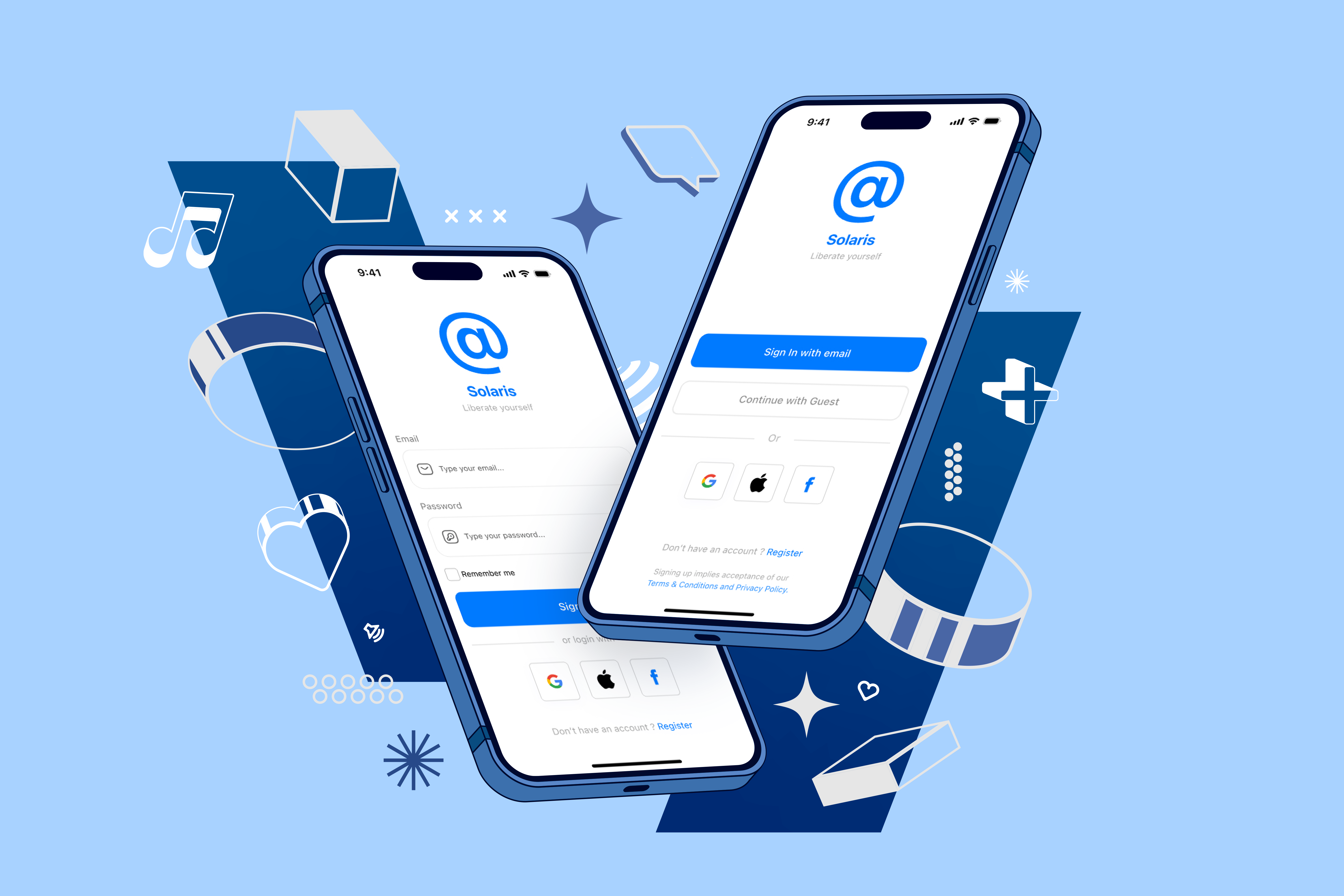 Registration of Social Media Detox App | Sign In and Sign Up 3d animation branding case study design figma graphic design illustration log in logo motion graphics registration sign in sign up ui user experience user interface ux