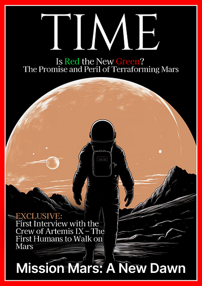 Design for the cover of Time magazine branding design graphic design illustration journal