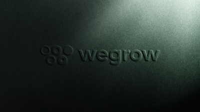 Wegrow on Behance branding design subscription growth icon logo logotype monogram print progress together w wegrow