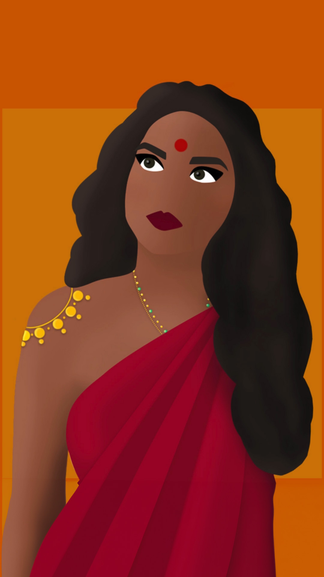 Digital drawing Indian graphic design