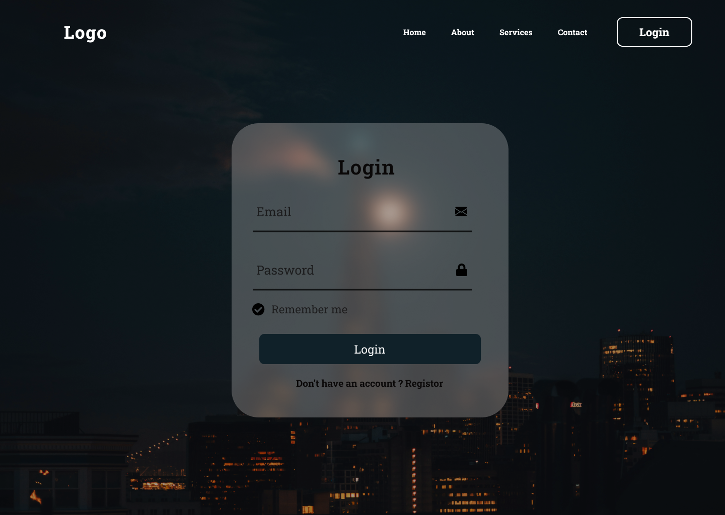 Login page animation design figma login ux