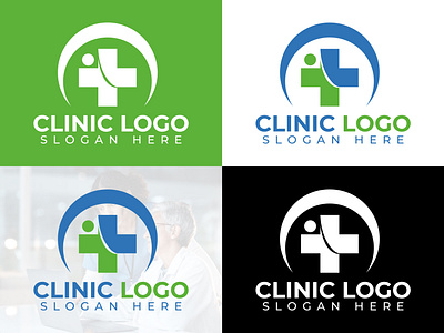 Clinic logo 3d branding clinic icon clinic logo creative logo flat logo graphic design health logo logo medical logo minimalist logo modern logo