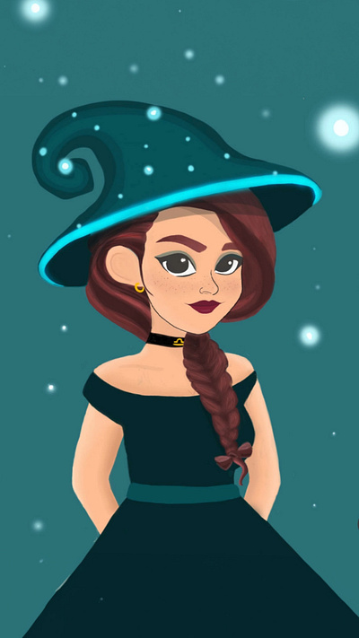 Air Witch design digital drawing disney drawing graphic design illustration