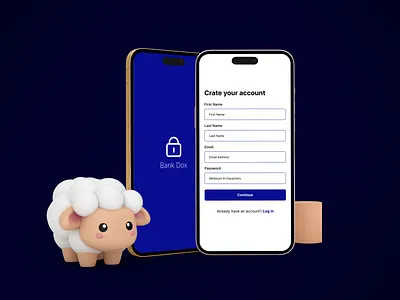 Sign Up graphic design ui