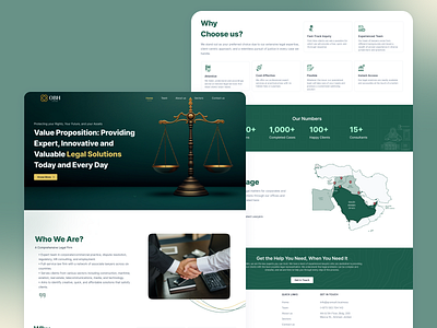 Web Design for Law Firm landing page law lawyer ui uiux ux web design website