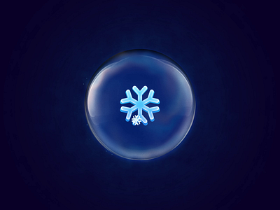 Snowflake Sphere ai animation branding circle cold illustration loader motion graphics preloader round snowflake snowflakes sphere ui winter
