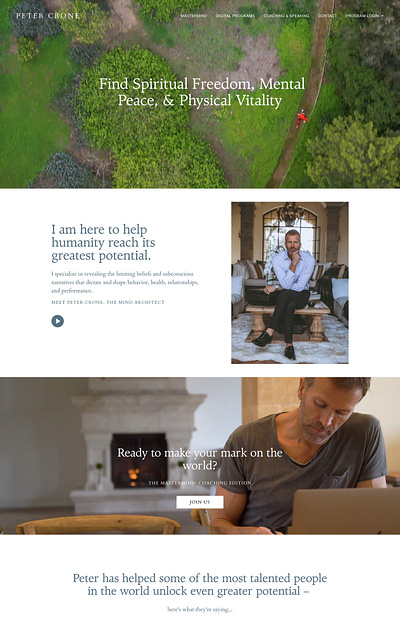 Peter Crone | Squarespace Web Development coaching website consulting website design squarespace squarespace website web design website design