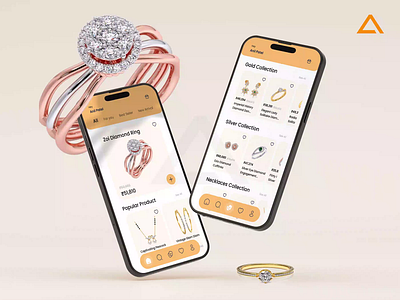 Adorn - Your New BFF for Flawless Jewelry Shopping! ✨ android android app app app design app development design ios ios app jewellery app mobile app mobile app development on demand app react native app ui uiux