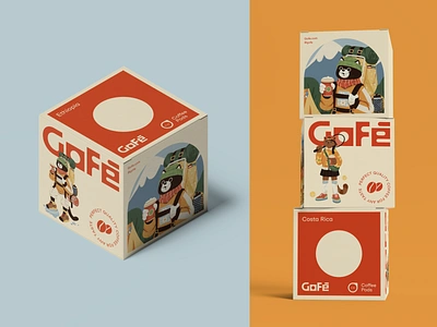 Coffee Pods Packaging Design beverage box design branding cat character art coffee coffee branding design design studio digital art digital illustration drink graphic design illustration illustrator marketing marketing design packaging packaging design visual identity